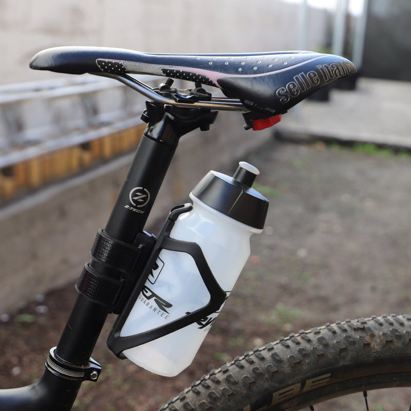 Load image into Gallery viewer, Ryder Bike Bottle Cage Mount with Ryder Kinetic cage 

